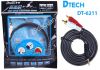 cap-loa-audio-1-5m-dtech-dt-6211-1-ra-2-dau-bong-sen - ảnh nhỏ  1