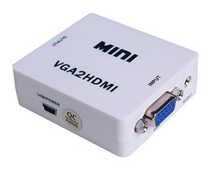 Bộ Chuyển đổi tín hiệu VGA sang HDMI Audio DTECH DT-6527 chính hãng
