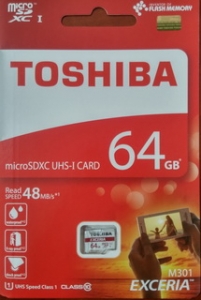 Thẻ Nhớ MicroSD Toshiba 64GB CLASS 10