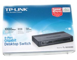 Switch TPLINK TL-SG1008D 8-port 10/100/1000 Gigabit