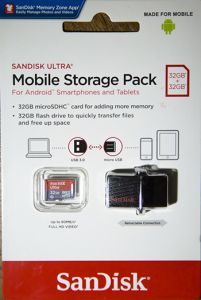 USB+MicroUSB 32GB COMBO (DD2 + 32GB Micro 80MB) SanDisk