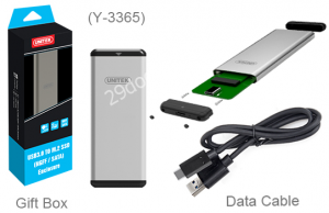 Box ổ cứng SSD M2 (NGFF/SATA) chuẩn Type-C Unitek Y-3365