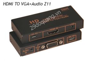BỘ CHUYỂN HDMI  TO VGA + AUDIO - Z11