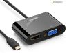 cap-chuyen-doi-micro-hdmi-to-vga-va-hdmi-audio-chinh-hang-ugreen-30355-cao-cap - ảnh nhỏ  1