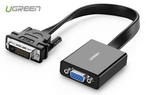 Cáp chuyển đổi DVI to VGA chính hãng Ugreen 40259 cao cấp