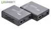 bo-keo-dai-hdmi-70100m-thong-qua-cap-mang-cat5ecat6-with-ir-contronl-chinh-hang-ugreen-40210-bo-2-cai - ảnh nhỏ  1