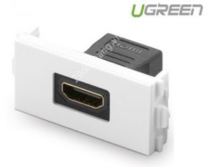 Nhân HDMI Đúc Sẵn Cao Cấp Dùng Đế Âm Tường Ugreen 20317