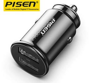 Sạc PISEN Dual USB Car 2.4A - Super small, FAST - TS-C139