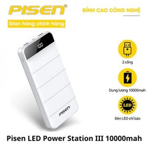 Pisen Led power Station III 10.000mAh (Promotion)