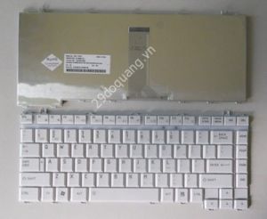 Bàn phím laptop Toshiba Satellite A200 A205 A210 A215 A300 A305 A350 A355 M200 M300 M305 M500 L205 L300 L305 L310 L315 L455 L450 L510 S200 – M200 TRẮNG