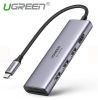 cap-chuyen-usb-type-c-ra-2usb3-0-hdmi-rj45-gigabit-sd-tf-ugreen-20954 - ảnh nhỏ  1