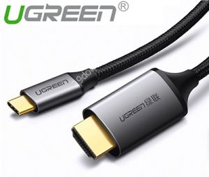 Cáp USB Type-C to HDMI hỗ trợ 4K@60Hz dài 1,5m chính hãng Ugreen 50570 cao cấp