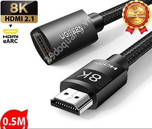 Cáp nối dài HDMI 2.1 Ugreen 40447 1M 8K 60hz HD151 20040447 :