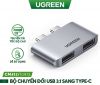 bo-chuyen-doi-2-cong-usb-type-c-sang-2-cong-usb-3-1-ho-tro-cho-macbook-ugreen-10913 - ảnh nhỏ  1