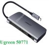 bo-chuyen-doi-usb-type-c-to-hdmi/-hub-usb-3-0/lan-gigabit/-pd-ugreen-50771-chinh-hang - ảnh nhỏ  1