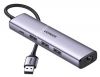 hub-chuyen-doi-5-in-1-usb-type-a-ra-lan-1000mbps-kem-hub-3-cong-usb-3-0-ugreen-60554-cao-cap - ảnh nhỏ  1