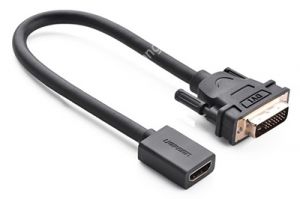 Cáp chuyển đổi DVI 24+1 to HDMI âm Ugreen 20118 chính hãng