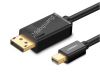 cap-mini-displayport-to-displayport-1-2-dai-15m-ugreen-10477-ho-tro-do-phan-giai-4k2k-mau-den - ảnh nhỏ  1